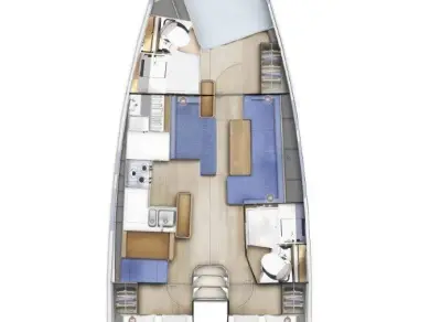 Verhuur Zeilboot in Primošten - Jeanneau Sun Odyssey 410