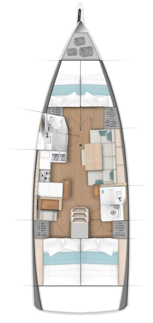 Jeanneau Sun Odyssey 440 te huur van particulier of professional in Rhodes (City)