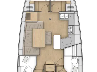Verhuur Zeilboot Bénéteau met vaarbewijs