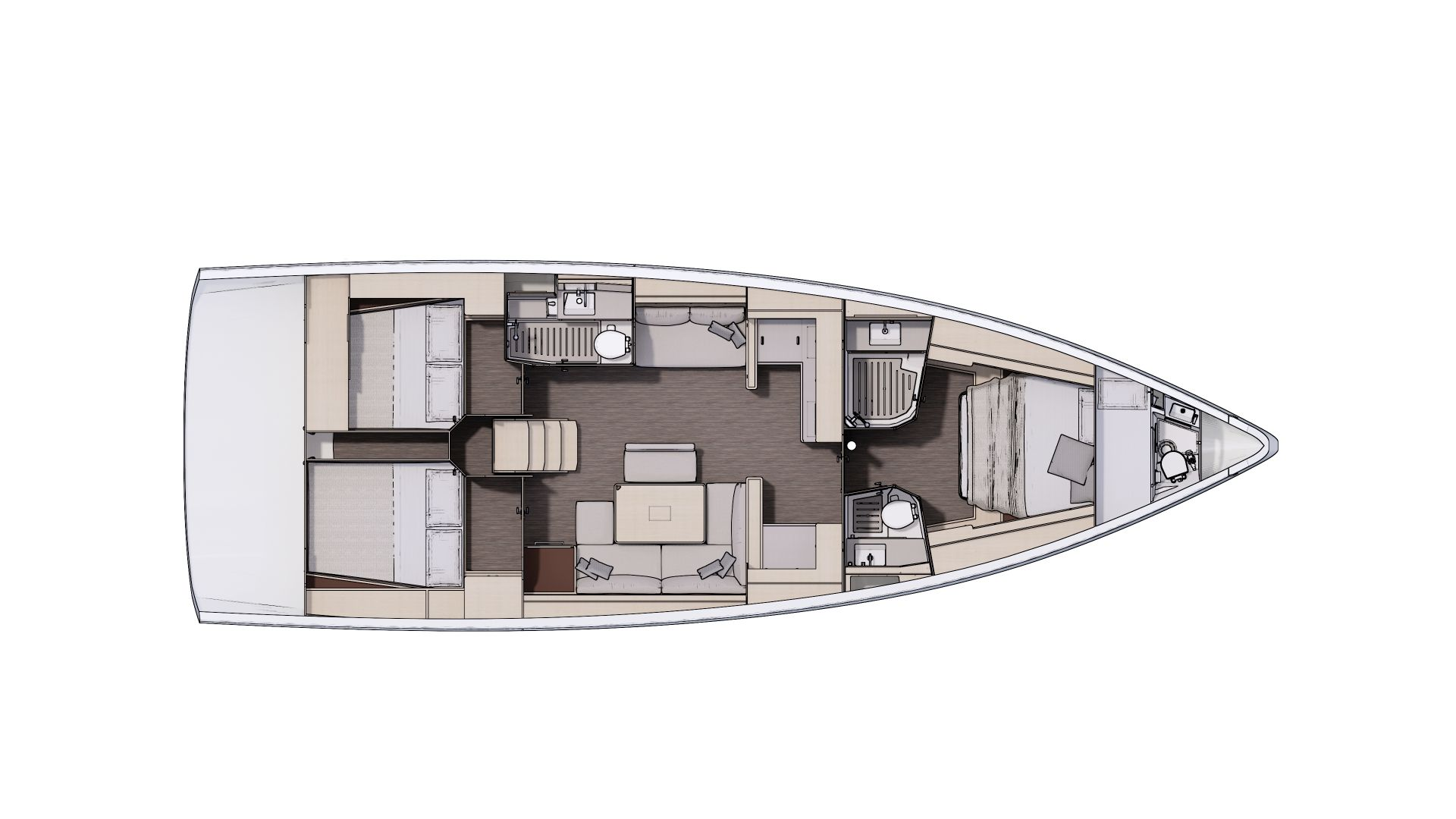 Verhuur Zeilboot Dufour met vaarbewijs