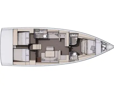 Verhuur Zeilboot Dufour met vaarbewijs