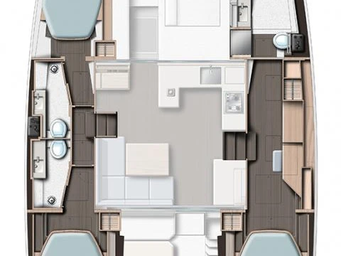Verhuur Catamaran Leopard Catamarans / Robertson & Caine met vaarbewijs