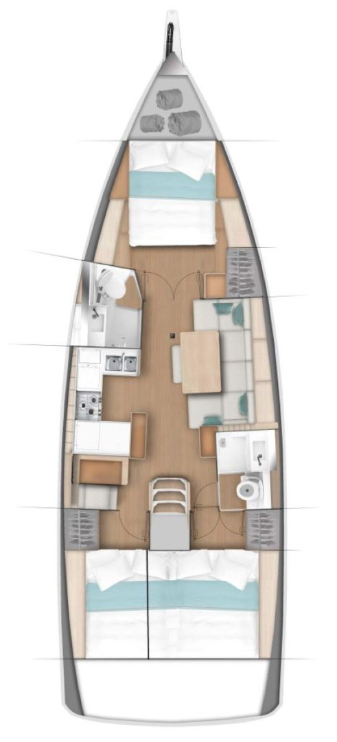 Bootverhuur Annapolis goedkoop Sun Odyssey 440