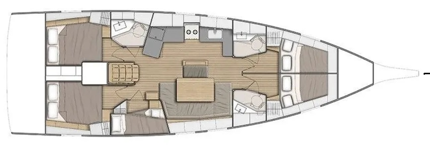 Verhuur Zeilboot in Rogoznica - Bénéteau Oceanis 46.1