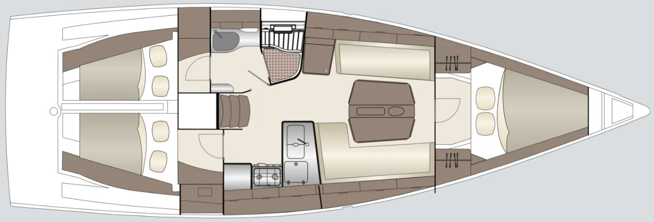 Verhuur Zeilboot in Punat - Dehler Dehler 38 SQ