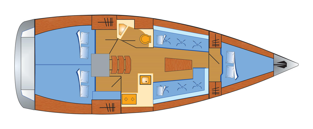 Bootverhuur Bavaria Cruiser 34 in Flensburg via SamBoat