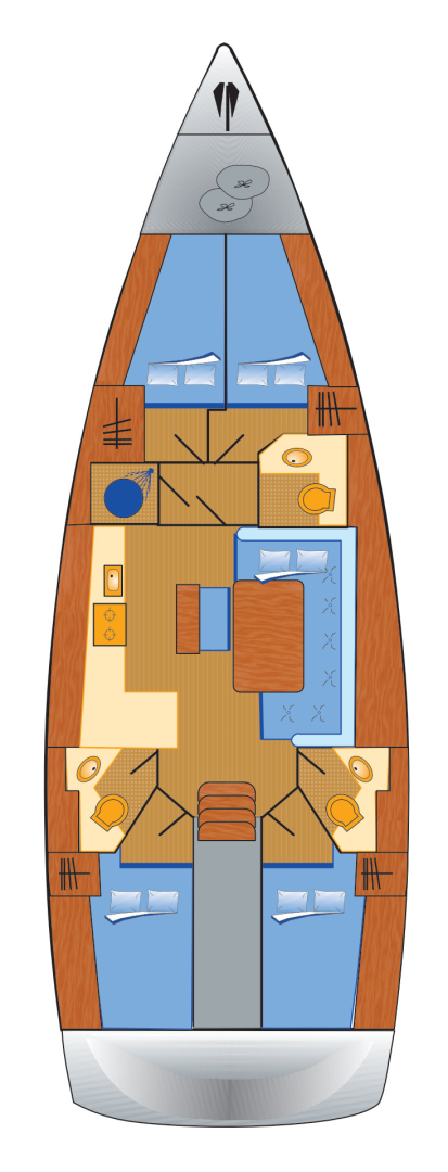 Verhuur Zeilboot in Heiligenhafen - Bavaria Cruiser 46