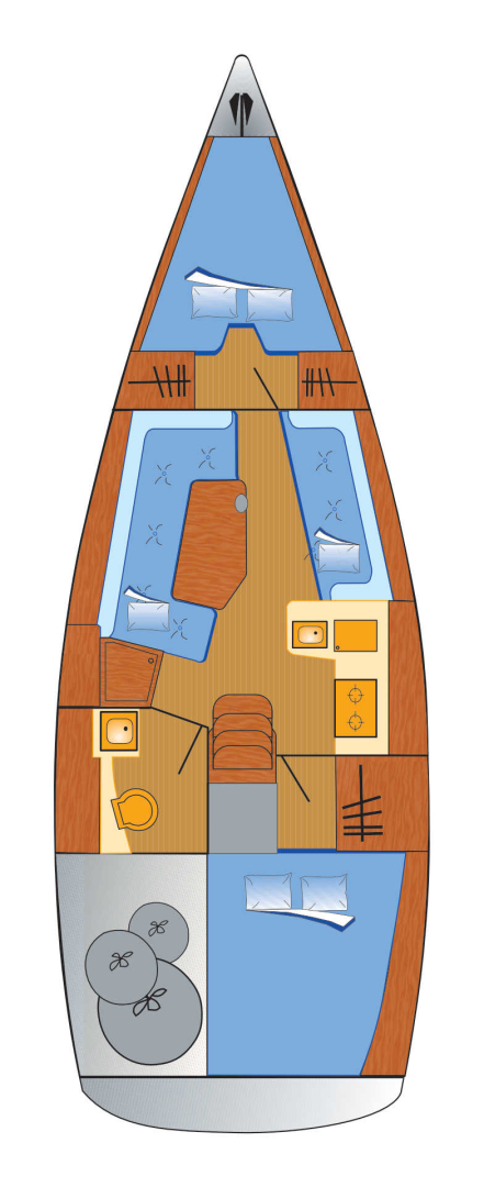 Hanse Hanse 320 te huur van particulier of professional in Heiligenhafen
