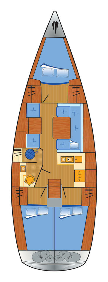 Huur een Hanse Hanse 370 in Barth