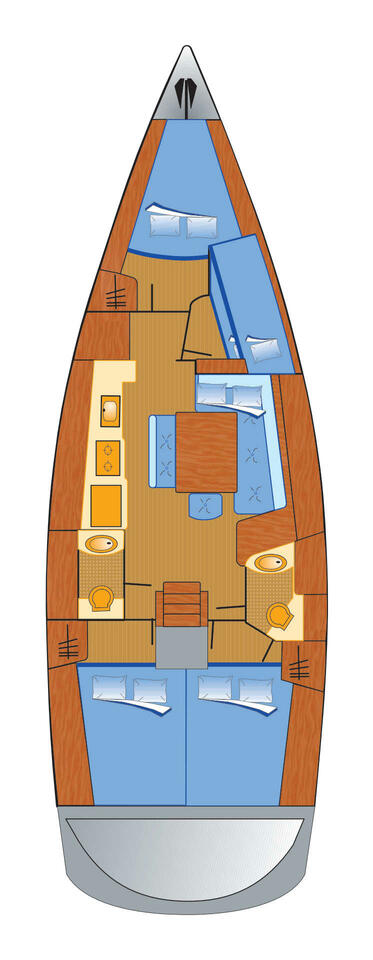 Bénéteau Oceanis 43 te huur van particulier of professional in Heiligenhafen