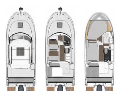 Verhuur Motorboot Jeanneau met vaarbewijs