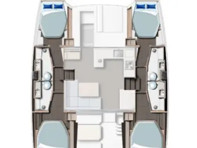 Huur Catamaran met of zonder schipper Leopard Catamarans / Robertson & Caine in Procida