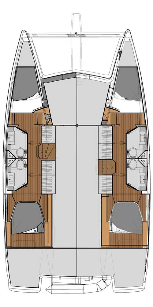 Bootverhuur Fountaine Pajot Lucia 40 in Lefkáda via SamBoat