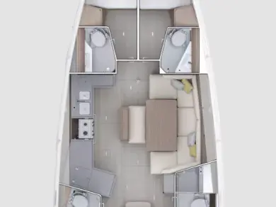 Bénéteau Oceanis 47 - 4 cab. te huur van particulier of professional in Tropea