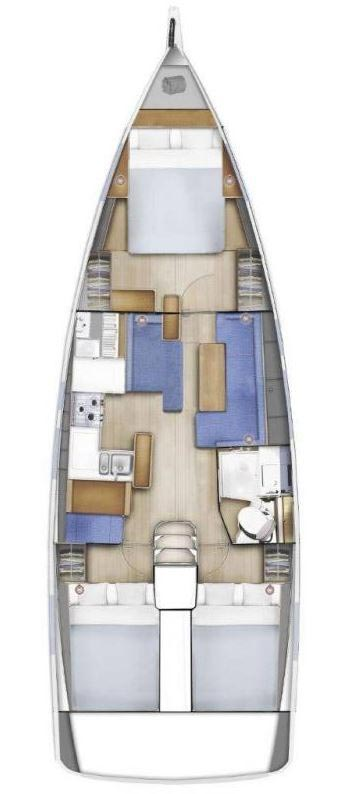 Bootverhuur Jeanneau Sun Odyssey 410 in Murter-Kornati via SamBoat