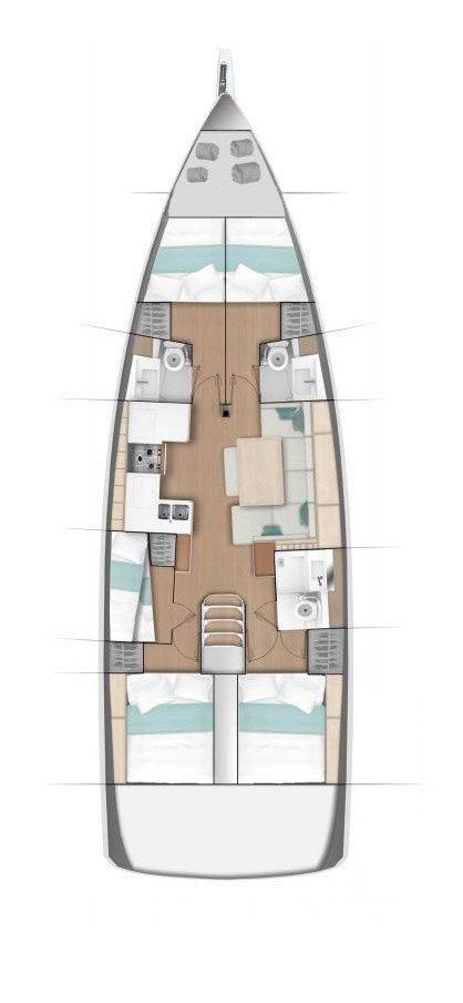 Verhuur Zeilboot in Trogir - Jeanneau Sun Odyssey 490