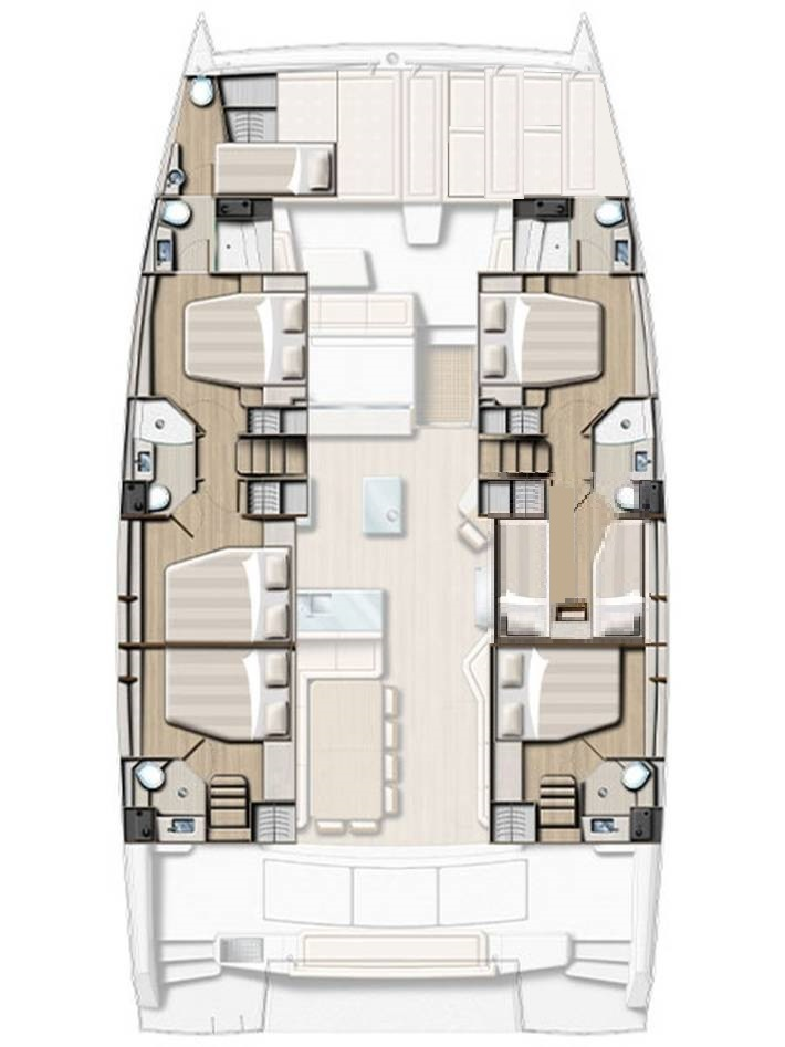 Huur een Bali Bali 5.4 - 6 + 1 cab. in Road Town