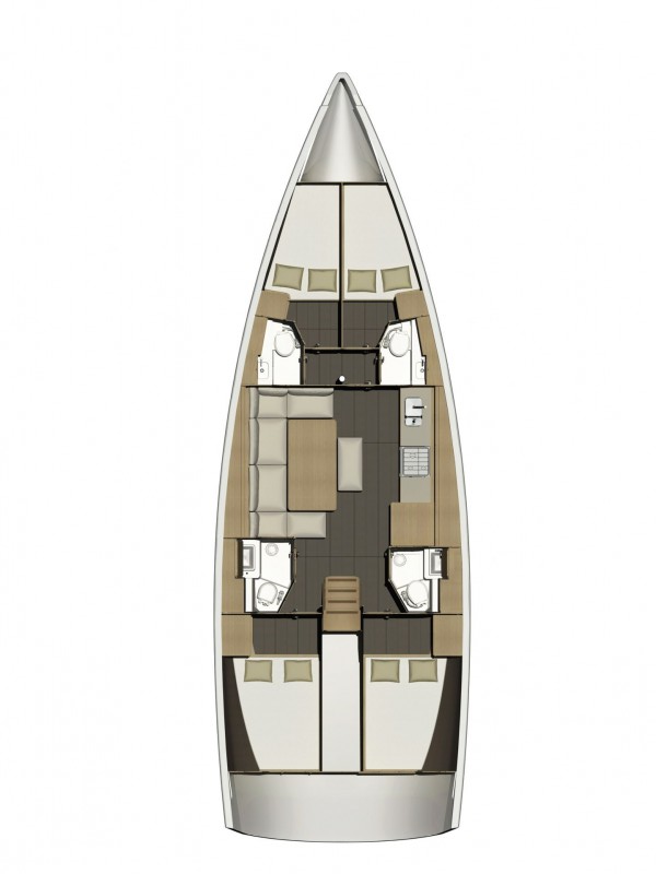 Bootverhuur Dufour Dufour 460 Grand Large in Biograd na Moru via SamBoat