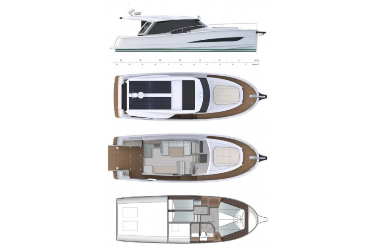 Verhuur Jacht in Biograd na Moru - Greenline Yachts Greenline 39