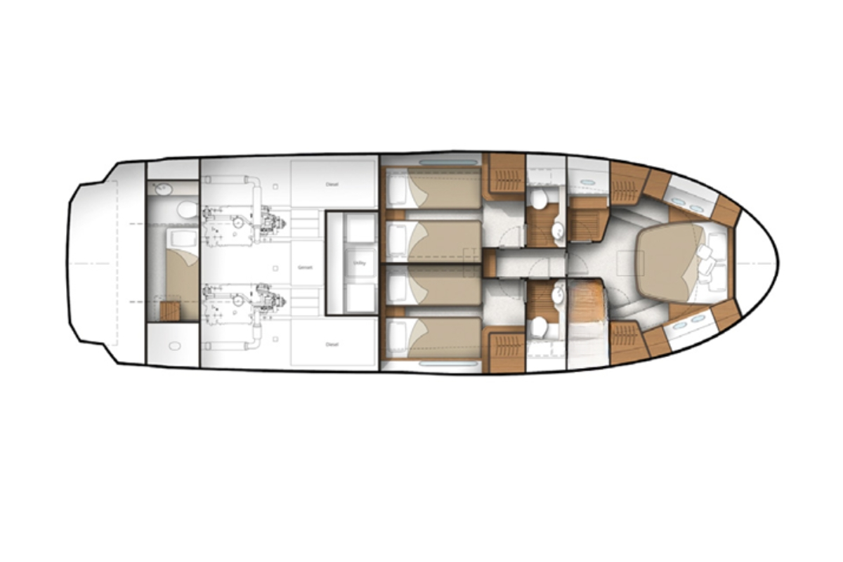 Huur een Greenline Yachts Greenline 48 Fly in Biograd na Moru