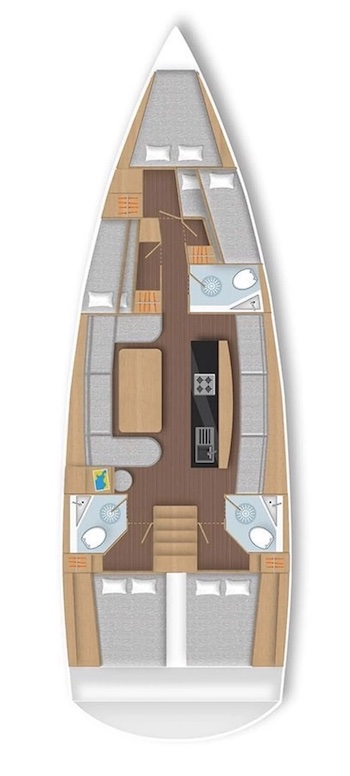 Bootverhuur D&D Yacht D&D Kufner 50 in Seget Donji via SamBoat