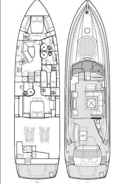 Verhuur Jacht Sunseeker met vaarbewijs