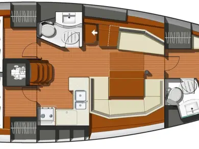 Bootverhuur Biograd na Moru goedkoop Sun Odyssey 42i