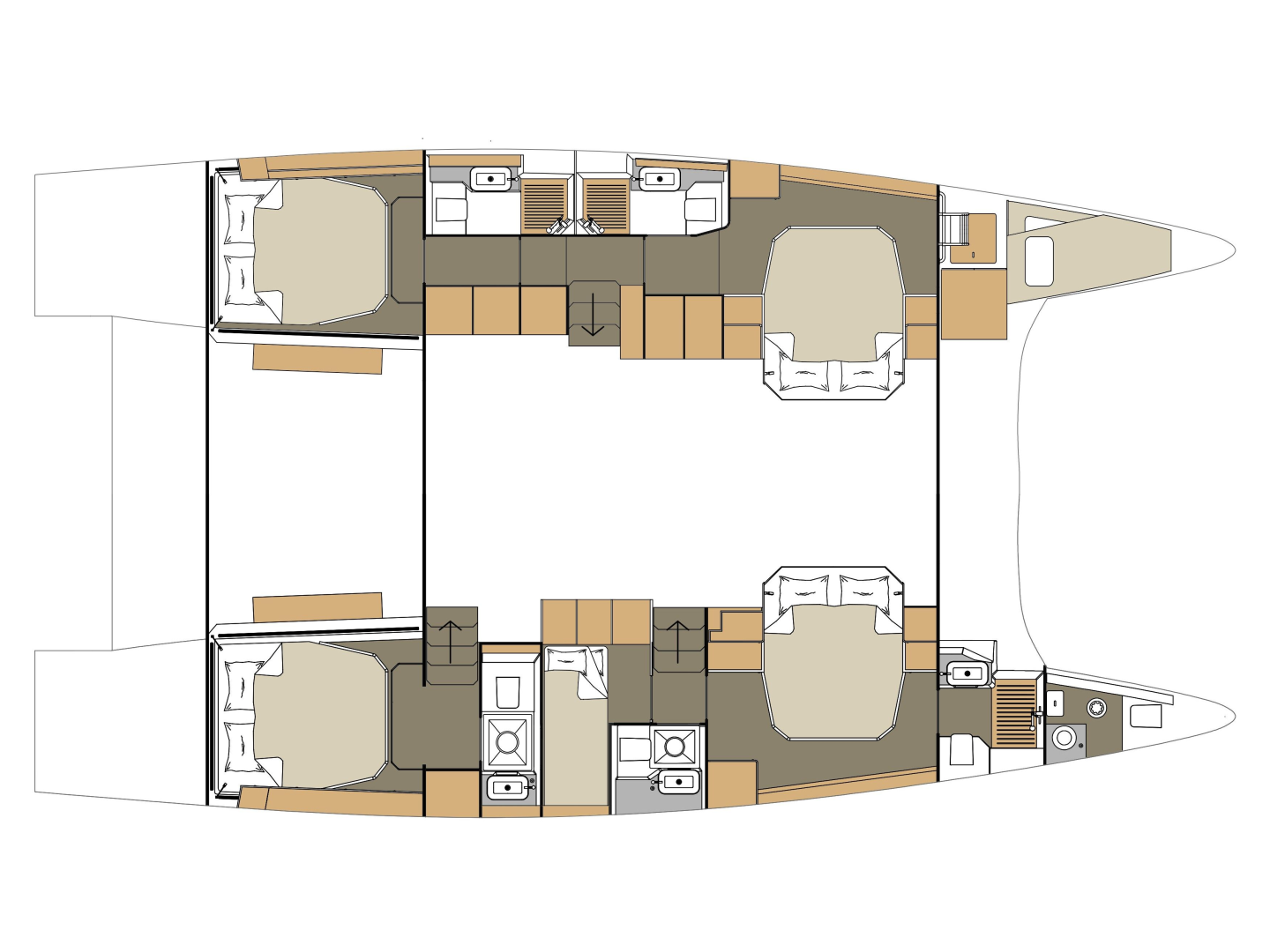 Verhuur Catamaran Dufour met vaarbewijs