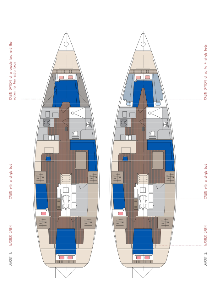 Verhuur Zeilboot in Punat - Aragosa Yachts Dolphin 50