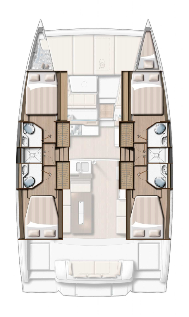 Huur Catamaran met of zonder schipper Bali in Biograd na Moru