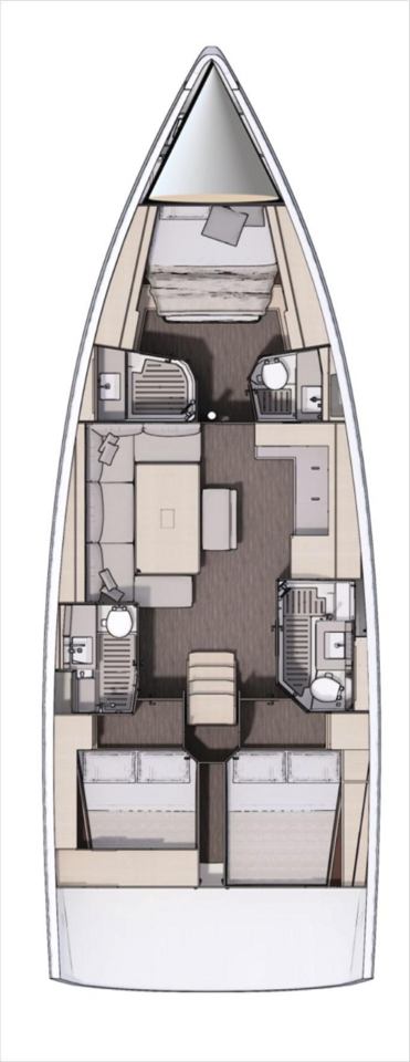 Verhuur Zeilboot Dufour met vaarbewijs