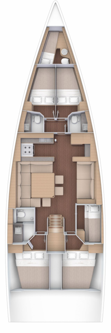 Verhuur Zeilboot in Trogir - Dufour Dufour 56 Exclusive