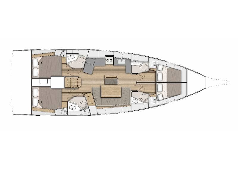 Bénéteau Oceanis 46.1 te huur van particulier of professional in Pomer