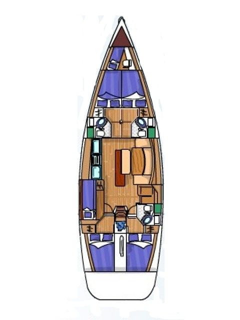 Verhuur Zeilboot in Sukošan - Bénéteau Cyclades 50.5