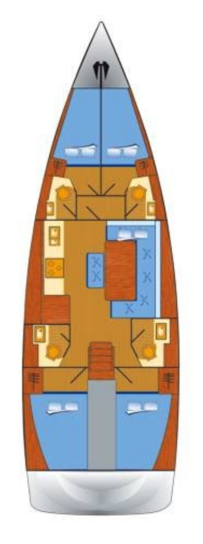 Huur een Dufour Dufour 460 Grand Large in Kaštela