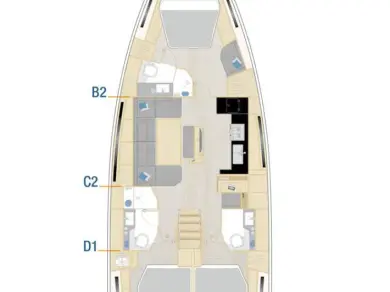 Hanse Hanse 460 te huur van particulier of professional in Seget Donji