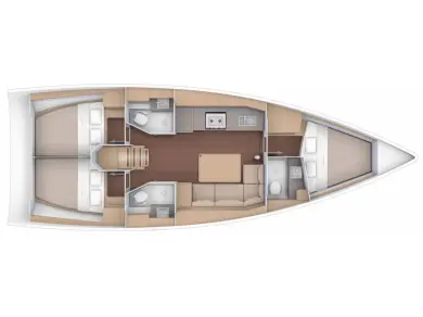 Huur een Dufour Dufour 390 in Álimos
