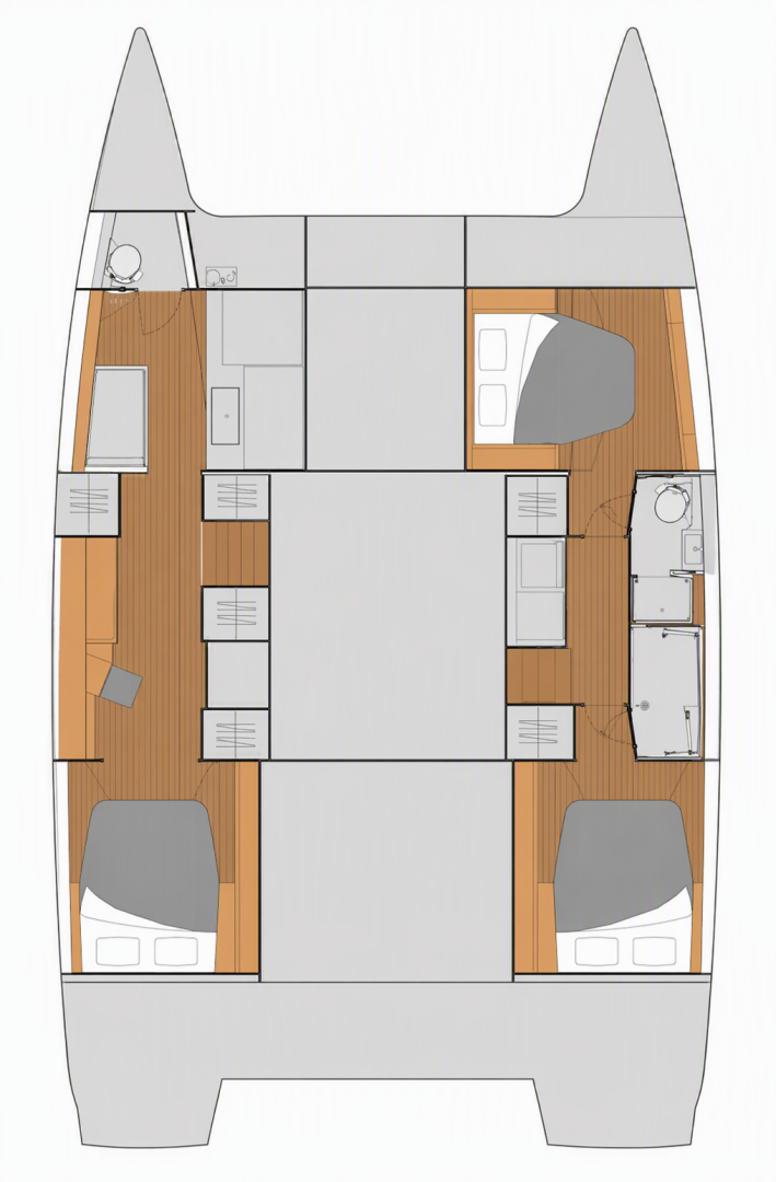 Huur een Fountaine Pajot Saona 47 in Frenchtown