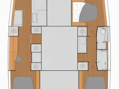 Huur een Fountaine Pajot Saona 47 in Frenchtown