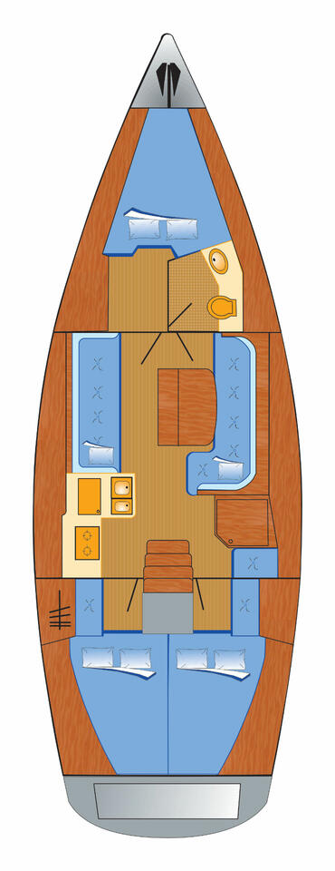 Verhuur Zeilboot Bavaria met vaarbewijs