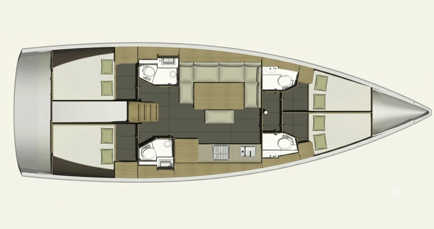 Verhuur Zeilboot Dufour met vaarbewijs