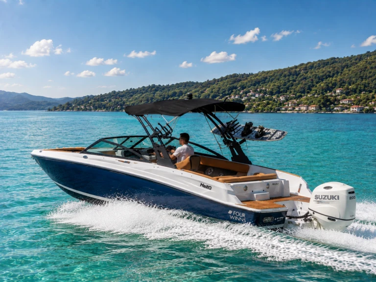 Verhuur Motorboot Four Winns met vaarbewijs