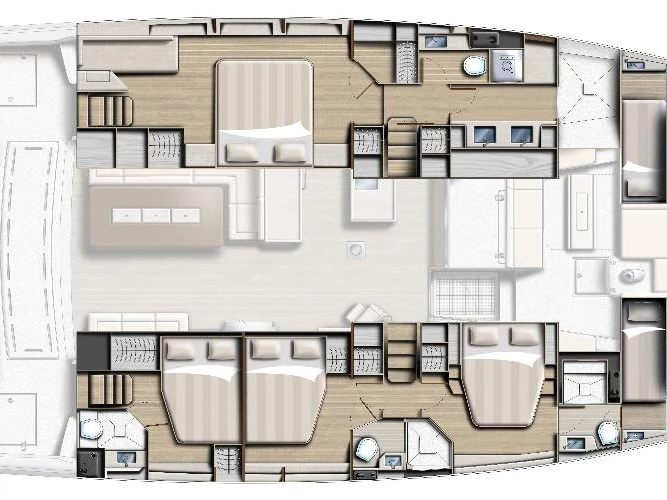 Verhuur Catamaran in Port Cogolin - 15 Bali 5.4