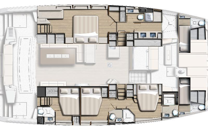 Verhuur Catamaran in Port Cogolin - 15 Bali 5.4