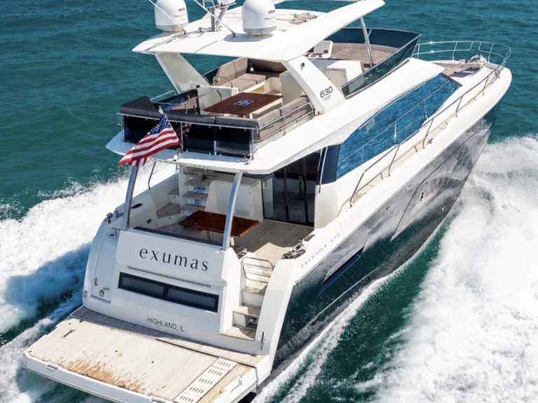 Prestige 630 Flybridge te huur van particulier of professional in Miami Beach