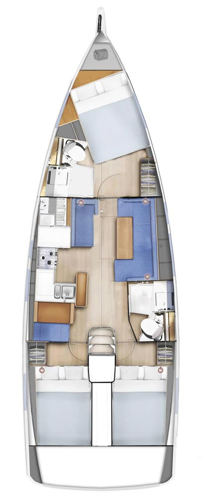 Jeanneau Sun Odyssey 410 te huur van particulier of professional in Portoferraio