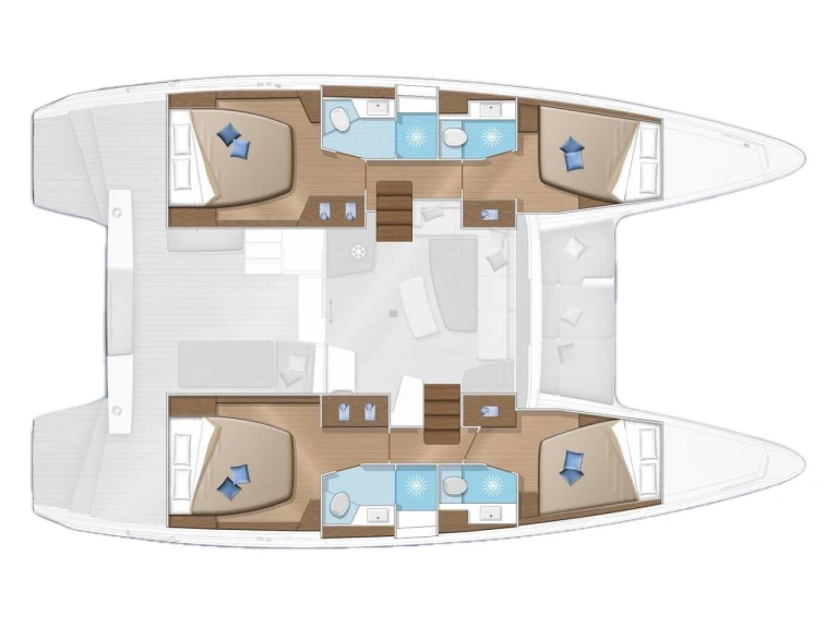 Catamaran te huur in Pianottoli-Caldarello voor de beste prijs