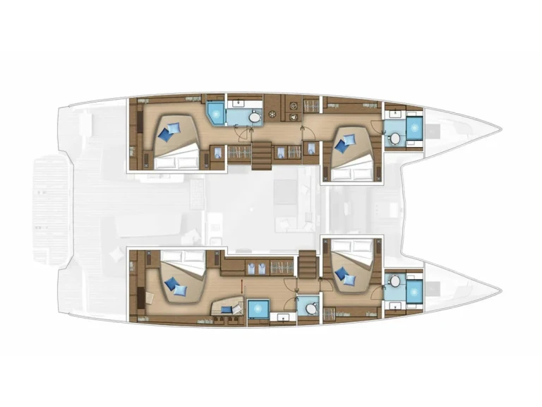 Huur Catamaran met of zonder schipper Lagoon in Seget Donji