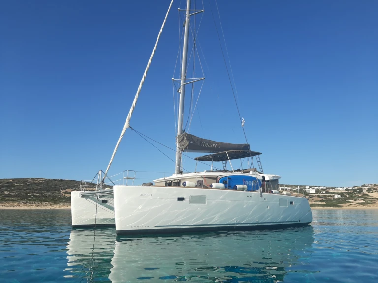 Verhuur Catamaran Lagoon met vaarbewijs