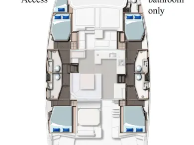 Verhuur Catamaran Leopard Catamarans / Robertson & Caine met vaarbewijs